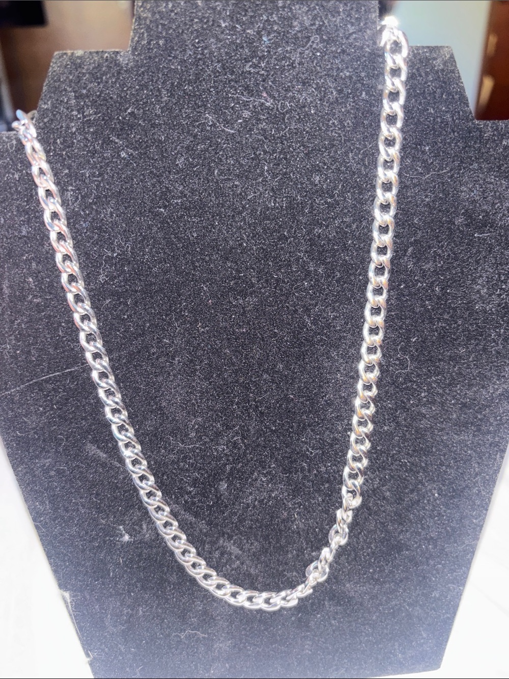 Chunky Stainless Steel Chain Necklace - Picture 2 of 5